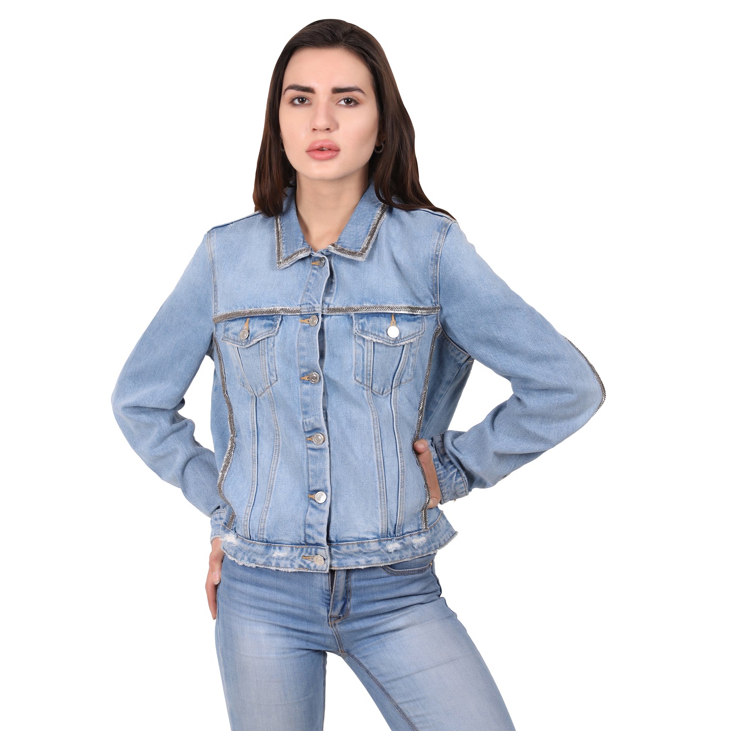 Whatever Embroidered Jacket