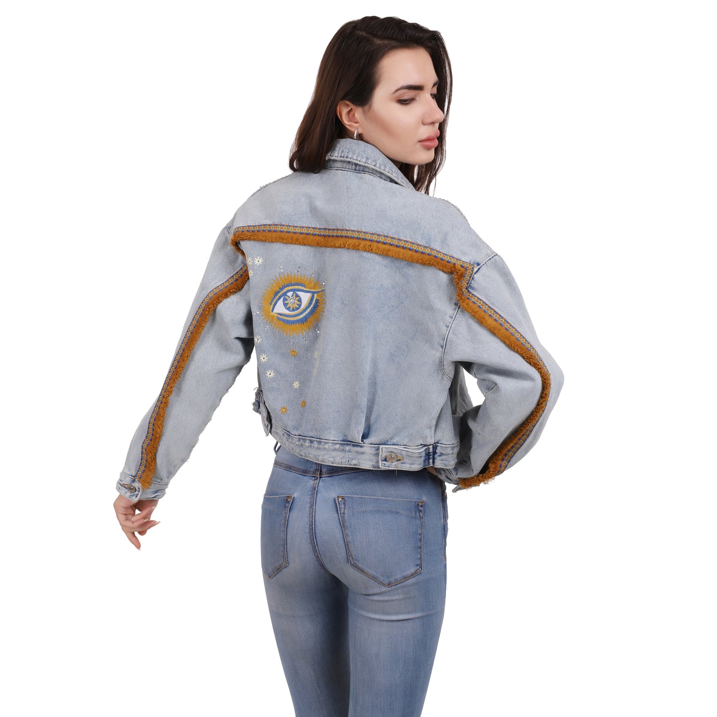 Evil Eye Cropped Jacket
