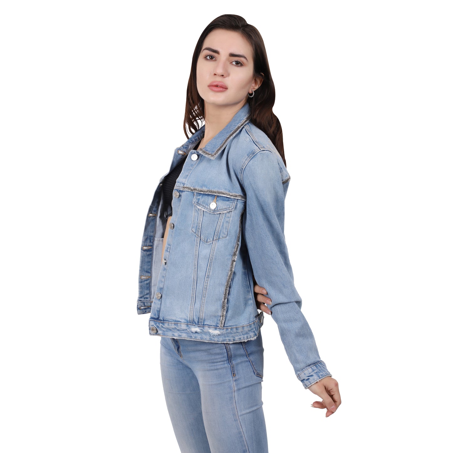 Whatever Embroidered Jacket